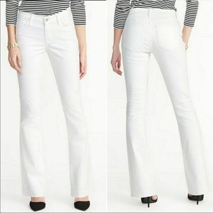Old Navy Microflare White Jeans - NWOT - sz 12T